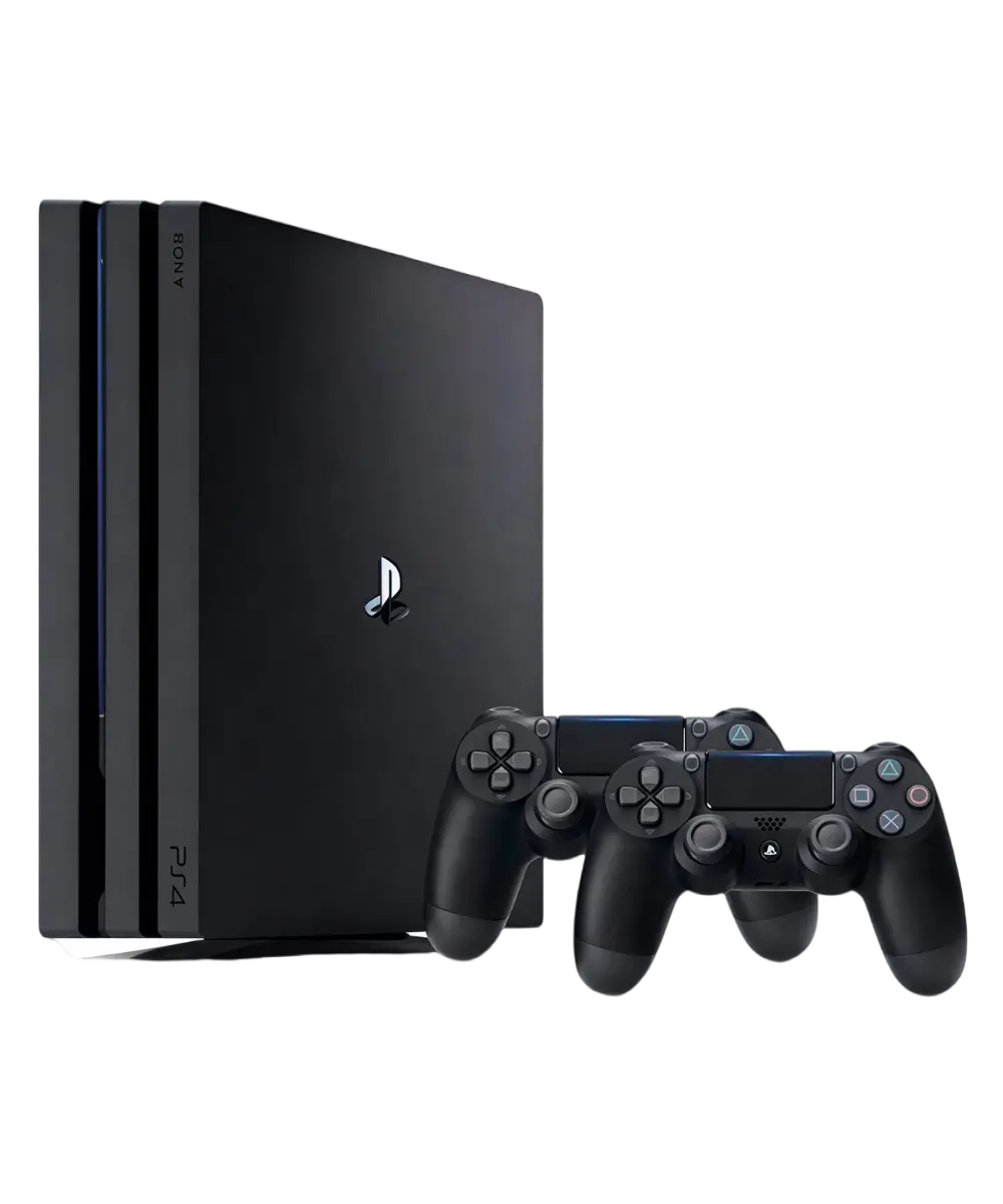 5359241d-3fd9-4e9c-a022-86bb8cfeaa7a (1) Used PS4 Pro 1TB - 2 Controllers - Image 1